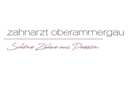 Logo der Zahnarztpraxis Oberammergau mit Weißraum