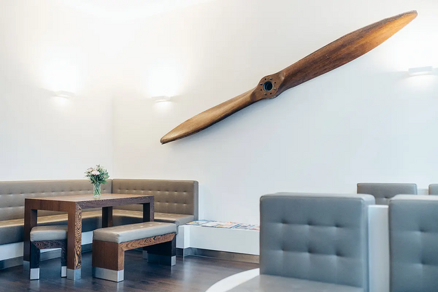 Der Wartebereich der Dental Specialists Praxis