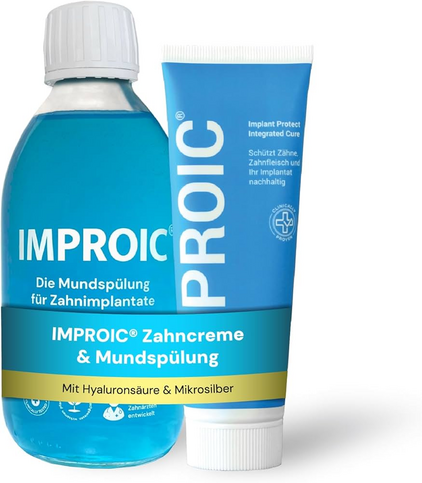 IMPROIC Zahncreme und Mundspülung