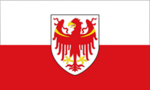 Die Flaggen von Südtirol und Italien